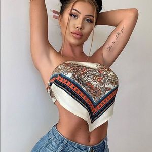 Fashion Nova Never Enough Of You Top - Champagne